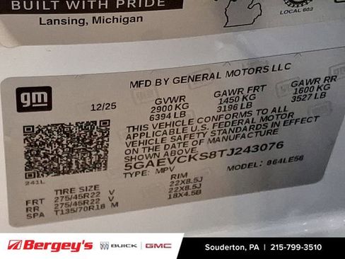 New 2026 Buick Enclave Avenir w/ Super Cruise Package image 21