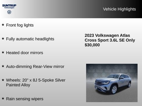 Used 2023 Volkswagen Atlas Cross Sport SE image 15