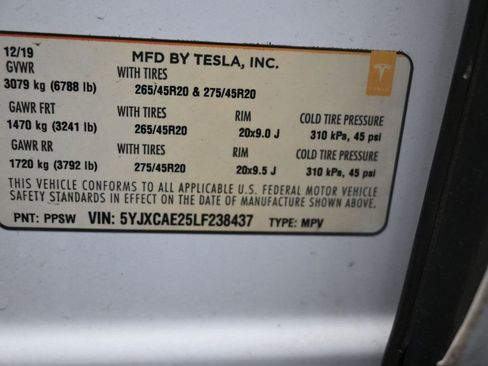 Used 2020 Tesla Model X Long Range image 8