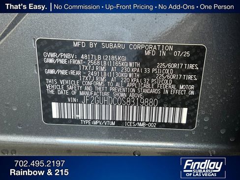 New 2025 Subaru Crosstrek 2.0i Premium image 33