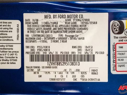 Used 2009 Ford Mustang Shelby GT500 RWD image 75
