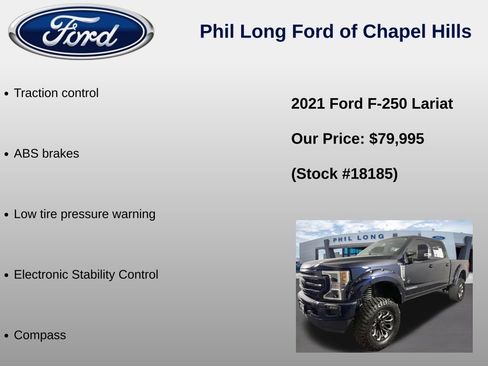 Used 2021 Ford F250 Lariat w/ Lariat Ultimate Package image 38