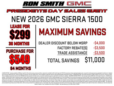 New 2026 GMC Sierra 1500 Elevation image 3
