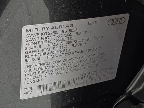 New 2026 Audi Q3 quattro 2.0T image 36