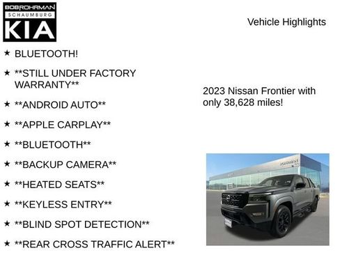 Used 2023 Nissan Frontier SV w/ Midnight Edition Package image 8
