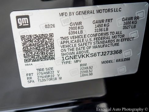 New 2026 Chevrolet Traverse High Country w/ LPO, Floor Liner Package image 24