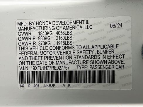 Used 2024 Honda Civic EX-L image 27