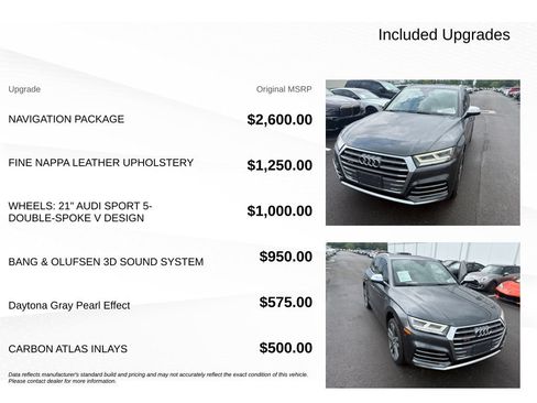 Used 2018 Audi SQ5 Premium Plus w/ Navigation Package AWD/4WD image 12