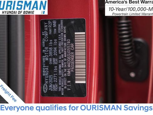 New 2025 Hyundai Elantra Sport image 36