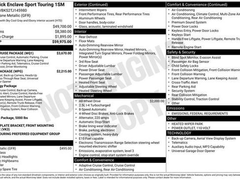 New 2026 Buick Enclave Sport Touring w/ Super Cruise Package image 4