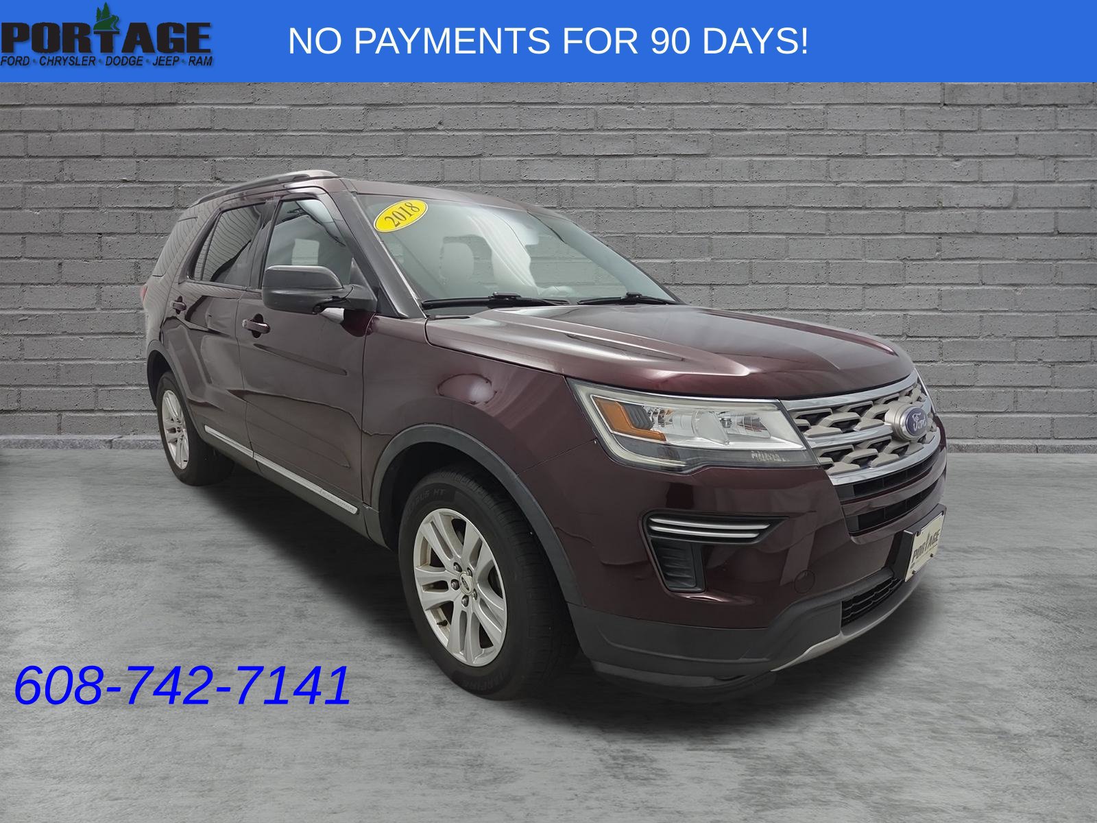 Used 2018 Ford Explorer XLT AWD/4WD image 1