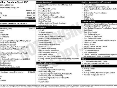 Used 2021 Cadillac Escalade Sport image 7