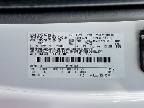 Used 2020 Ford F350 XL w/ STX Appearance Package image 56