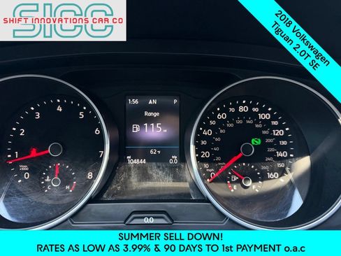 Used 2018 Volkswagen Tiguan SE w/ Panoramic Sunroof Package AWD/4WD image 11