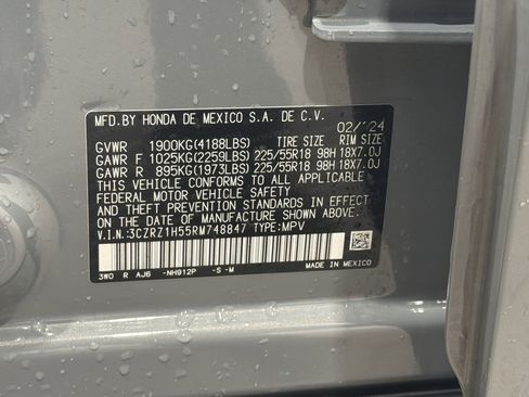 Used 2024 Honda HR-V Sport image 36