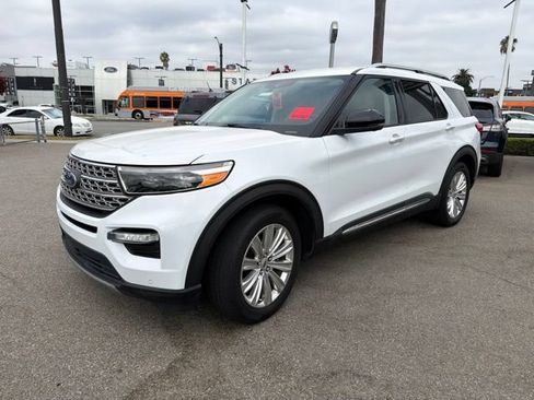 Used 2021 Ford Explorer Limited w/ Hybrid Equipment Group 310A RWD image 3