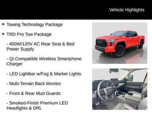 Used 2023 Toyota Tundra TRD Pro w/ TRD Pro Tow Package AWD/4WD image 6