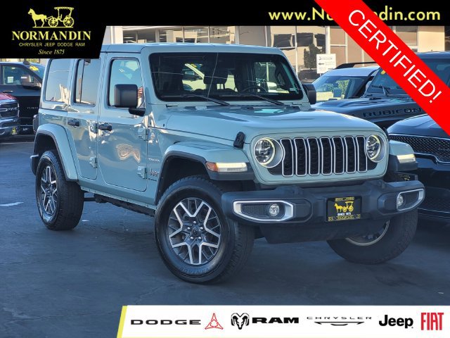 Certified 2024 Jeep Wrangler Unlimited Sahara AWD/4WD image 1
