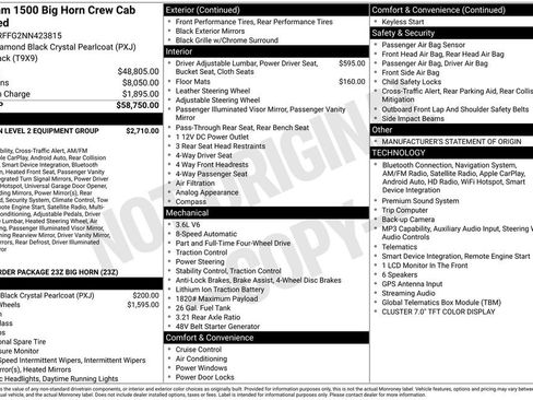 Certified 2022 RAM 1500 Big Horn AWD/4WD image 7