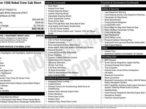 Used 2026 RAM 1500 Rebel w/ Rebel Level 1 Equipment Group AWD/4WD image 12