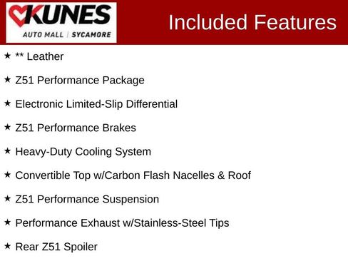 Used 2023 Chevrolet Corvette Stingray Premium Conv w/ Z51 Performance Package image 3