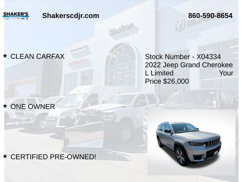 Certified 2022 Jeep Grand Cherokee L Limited image 6