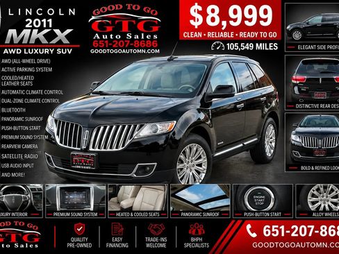 Used 2011 Lincoln MKX AWD w/ 102A Rapid Spec Order Code image 1