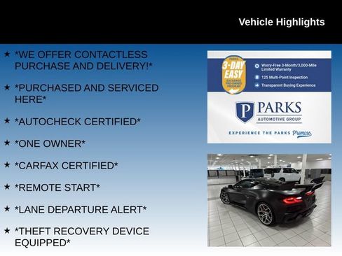 Used 2026 Chevrolet Corvette ZR1 w/ ZR1 Carbon Fiber Aero Package RWD image 4