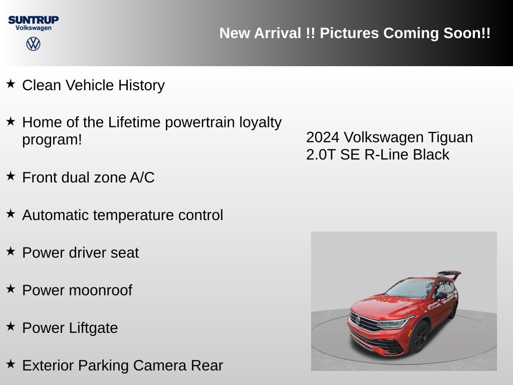 Used 2024 Volkswagen Tiguan SE R-Line FWD image 5