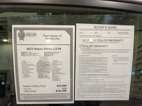 Used 2022 Nissan Altima 2.5 SV FWD image 37