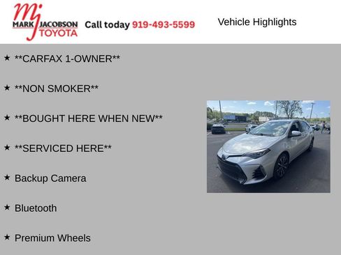 Used 2019 Toyota Corolla SE FWD image 5