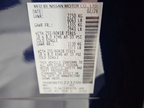 New 2026 Nissan Pathfinder SV image 27