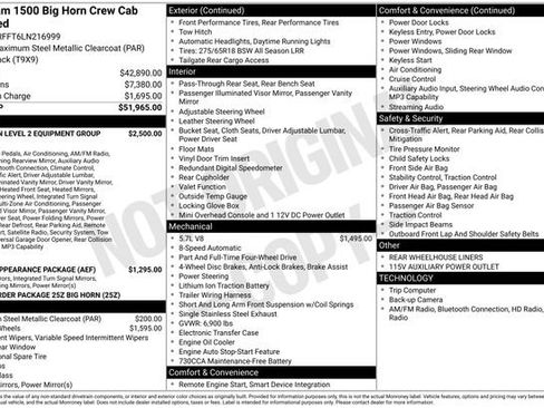 Used 2020 RAM 1500 Big Horn AWD/4WD image 2
