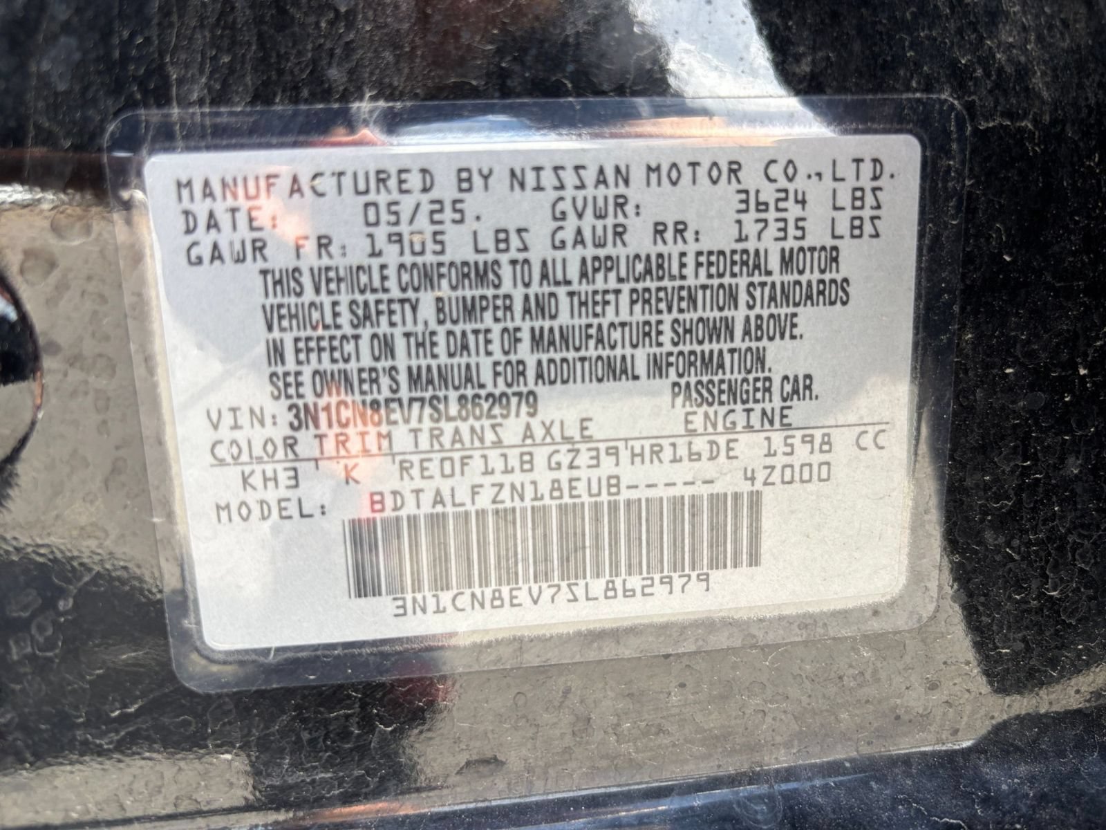 Used 2025 Nissan Versa SV FWD image 26