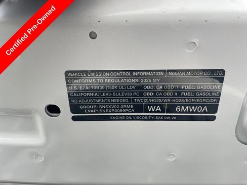 Certified 2025 Nissan Sentra SR w/ Midnight Edition image 34