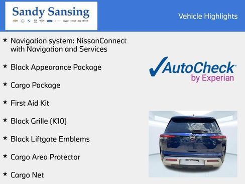 Used 2024 Nissan Pathfinder SL w/ Black Appearance Package AWD/4WD image 7