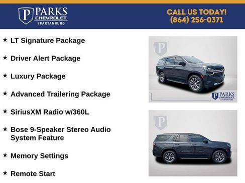 Certified 2022 Chevrolet Tahoe LT w/ LT Signature Package RWD image 6