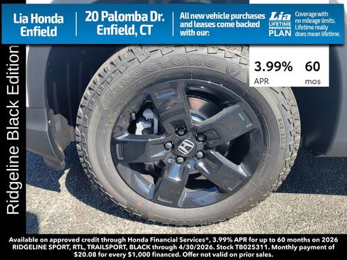 New 2026 Honda Ridgeline Black Edition image 12