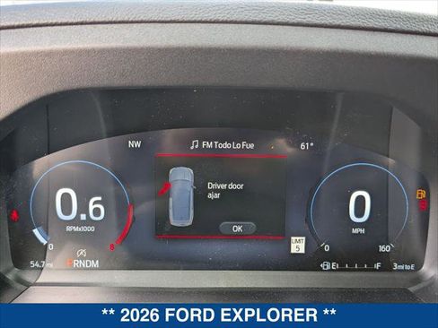 New 2026 Ford Explorer ST w/ Sun And Sound Package AWD/4WD image 13
