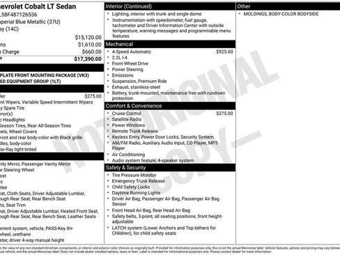 Used 2008 Chevrolet Cobalt LT image 7