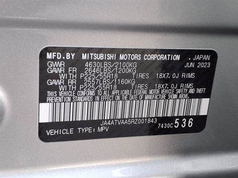 Used 2024 Mitsubishi Eclipse Cross LE AWD/4WD image 28