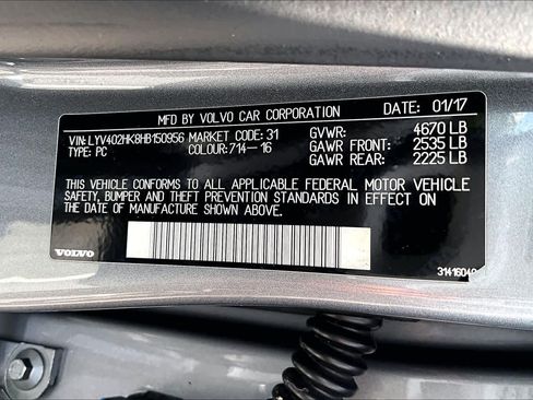 Used 2017 Volvo S60 T5 Inscription FWD image 32