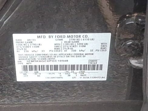 Used 2023 Ford Explorer ST w/ Equipment Group 401A AWD/4WD image 14