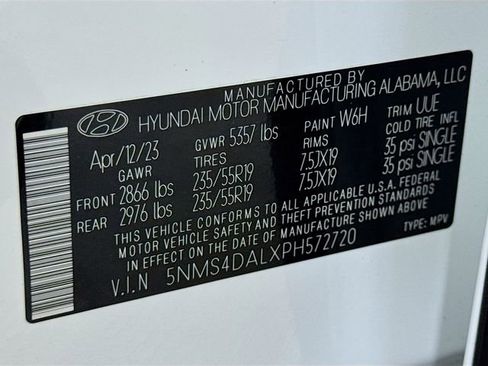 Used 2023 Hyundai Santa Fe Limited AWD/4WD image 17