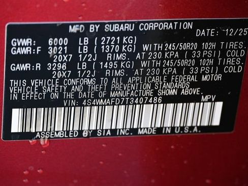 New 2026 Subaru Ascent Limited image 24