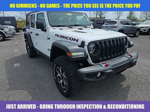 Used 2022 Jeep Wrangler Unlimited Rubicon w/ LED Lighting Group image 1
