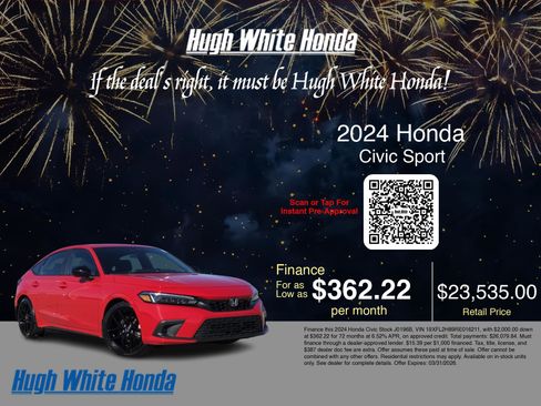 Used 2024 Honda Civic Sport image 3