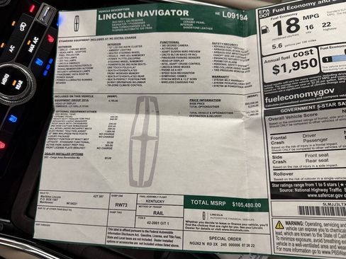 Used 2022 Lincoln Navigator L Reserve AWD/4WD image 65