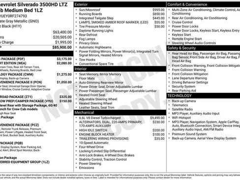 Used 2024 Chevrolet Silverado 3500 LTZ w/ LTZ Plus Package AWD/4WD image 41