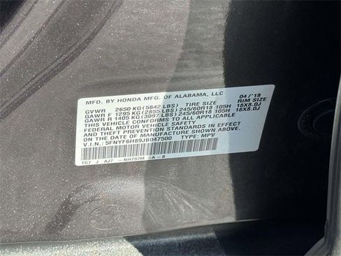 Certified 2018 Honda Pilot EX-L image 31